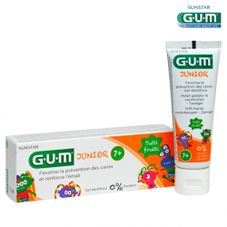 Sunstar Gum Junior Toothpaste 7+ EMEA, Tutti Frutti Flavour, 50ml, Per Tube