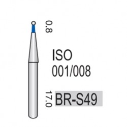 Diamond Burs, 5pcs/pack #BR-S49