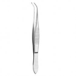 German Dissecting Forceps Iris, Splinter, 1x2 teeth, 10cm, Per Unit