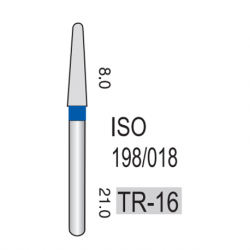 Perfect Diamond Burs, 5pcs/pack #TR-16