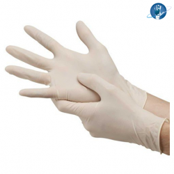 Comfort Plus Latex Examination Gloves, Powdered, 6.0gm (100pcs/box, 10boxes/Carton)