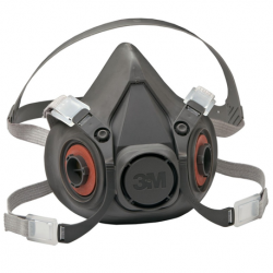 3M Half Facepiece Reusable Respirator, Large  #6300