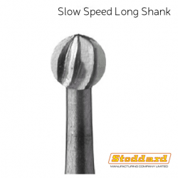 Stoddard Carbide Burs, Round, Long Shank, RA (2pcs/pack) 