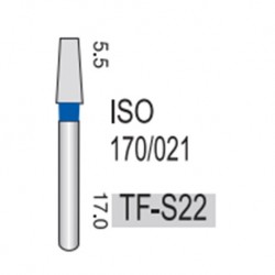 Diamond Burs, 5pcs/pack #TF-S22