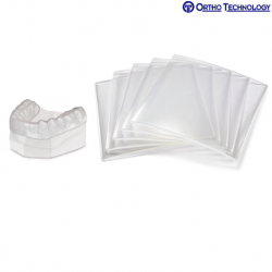 Ortho Technology Mouthguard Plastic Clear .040 25 sheets Per Pack #7500-140