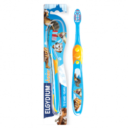 Elgydium Ice Age Junior ( 7-12  yrs) Toothbrush ( X8 Packs )