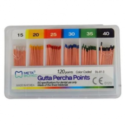 Meta Gutta Percha Points (GP) 2% 120/pack