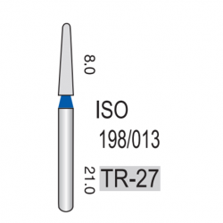 Diamond Burs, 5pcs/pack #TR-27
