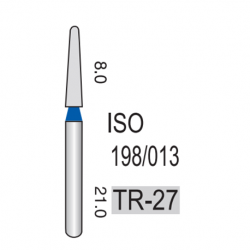 Perfect Diamond Burs, 5pcs/pack #TR-27