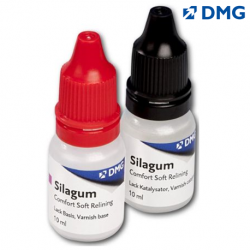 DMG Silagum Comfort Varnish for Soft Relining Material, 10ml X 2 #909089