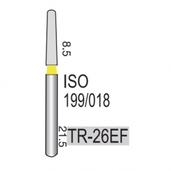 Perfect Diamond Burs, 5pcs/pack #TR-26EF