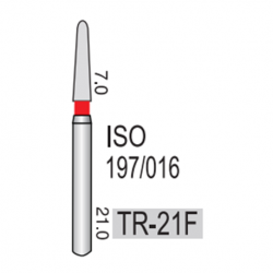 Perfect Diamond Burs, 5pcs/pack #TR-21F