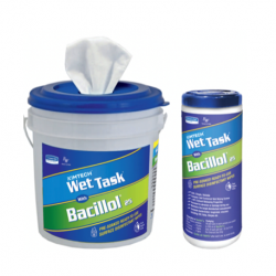 Wettask with Bacillol Presoaked Disinfectant Wipe, 90 Sheets in Bucket 