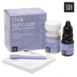 SDI Riva Light Cure Powder/Liquid Kit, #A1, Per Kit