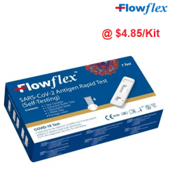 Flowflex COVID-19 ART Antigen Rapid Test Kit (1 Test/Box) X 500