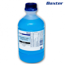 Baxter Chlorhexidine Accetate 0.05% Irrigation Solution, 1000ml, Per Bottle