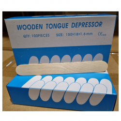 Disposable Wooden Tongue Depressor for Adult, 100pcs/box