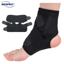 Medpro Adjustable Ankle Support Brace Wrap for Ankle Injury Support