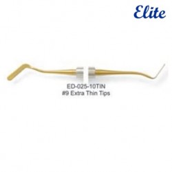 Elite Tin Coated Filling Instrument Extra Thin Tips #9, Per Unit #ED-025-10TIN