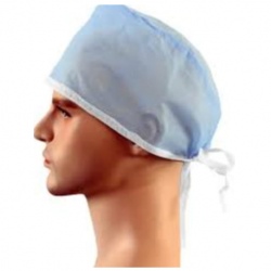 Disposable Surgeon Cap, Type A, Blue, 100pcs/pack