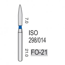 Diamond Burs, 5pcs/pack #FO-21