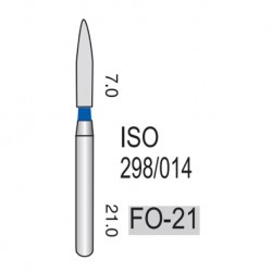 Perfect Diamond Burs, 5pcs/pack #FO-21