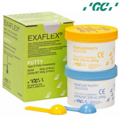 GC Exaflex Putty Impression Material Clinic 1-1 Standard Package, 500gm (278ml)