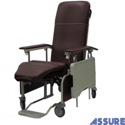 Assure Mobile Full Reclining Geriatric Chair,98-150 degree,Brown