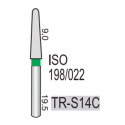 Diamond Burs, 5pcs/pack #TR-S14C