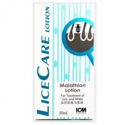 Licecare Lotion, Malathion, 50mL/Bottle