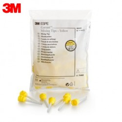 3M Garant Cartridge Polyether Mixing Tips Refill, Yellow (50/Pack)