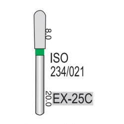 Diamond Burs, 5pcs/pack #EX-25C