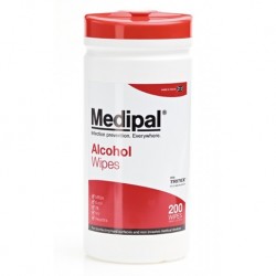 Medipal Alcohol Wipes Canister Pack of 200 