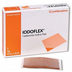 Smith&Nephew Iodoflex Iodine Dressing Paste, 5cm x 4cm, 5gm, 5pcs/box