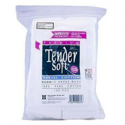 Tender Soft Facial Cotton (100pcs/pack, 20packs/carton)