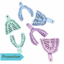 Edentulous Impression Trays Perforated (12 pcs/bag) 