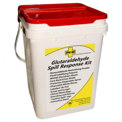 Spill Aid Glutaraldehyde Spill Response Kit, 230 x 230 x 310mm, 1.35 Kg, Per Kit