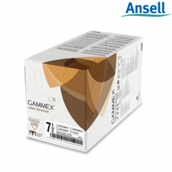 Ansell Gammex Smart Pack Latex SenSitive Powdered Surgical Gloves, 50 Pairs/Box