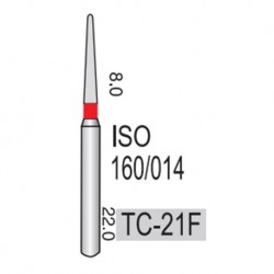 Diamond Burs, 5pcs/pack #TC-21F
