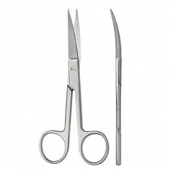 German Surgical Scissor Sharp/Sharp Tip, Curved, Per Unit