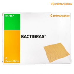 Smith&Nephew Bactigras Tulle Gras Dressing, 10cm x 10cm, 10pcs/box