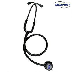 Medpro Dual-Head Cardiology Stethoscope Matte Black