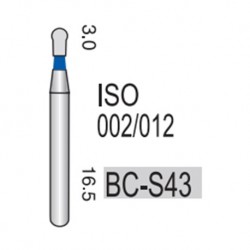 Diamond Burs, 5pcs/pack #BC-S43