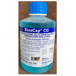 Rinscap CG Chlorhexidine Gluconate 0.05% w/v Irrigation Solution, 500ml