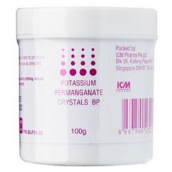 Potassium Permanganate Crystal BP, 10gm/Box