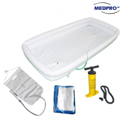 Medpro Inflatable Bed Shower Bath Basin Full Set for Patients