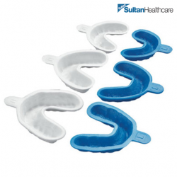 Sultan Disposable Single-Arch Topex Fluoride Trays, Medium, 100pcs/pack