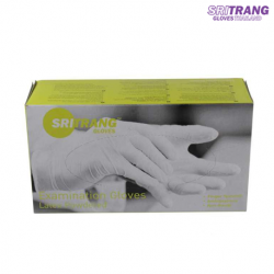 Sri Trang Latex Powder Free Examination Gloves, 5gms (100pcs/box, 10boxes/carton)
