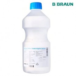 B Braun Sodium Chloride (0.9%) for Irrigation, 1000ml, Per Bottle
