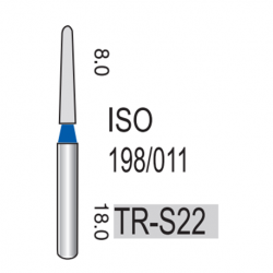 Diamond Burs, 5pcs/pack #TR-S22